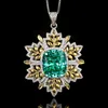 Para green pendant with Chopin chain