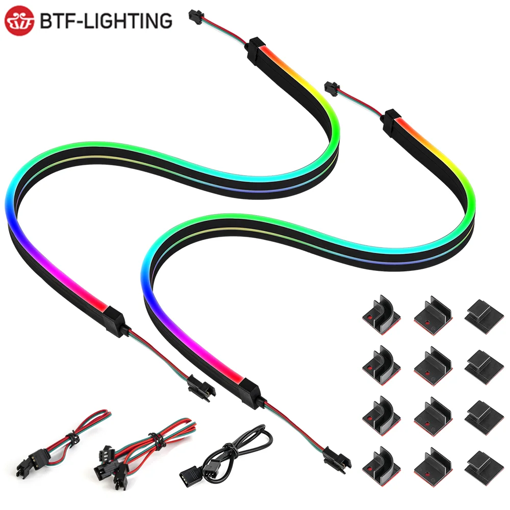 Vetroo Magnetic ARGB LED Strip For PC – 21.7 Inches, 5V 3-Pin Addressable RGB