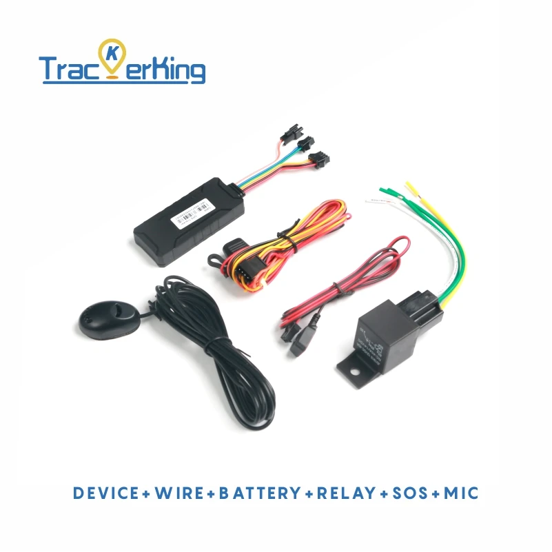 TrackerKing G909 Real Time Vehicle Gps tracker with Free App Wholesale  9-90V Smart Gps Tracking Device