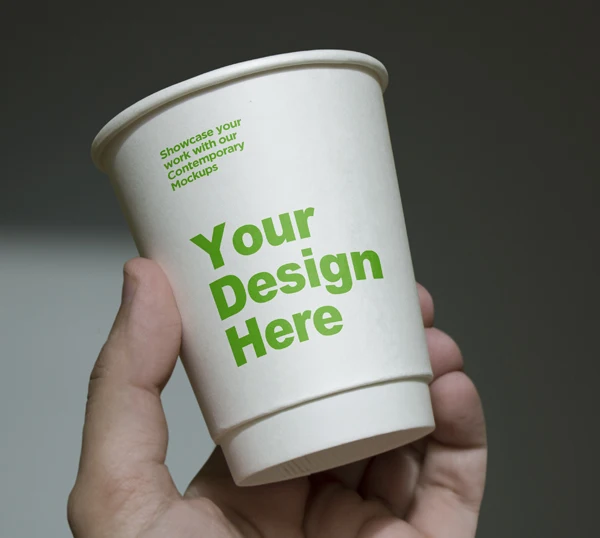 double wall coffee cup with lid-6