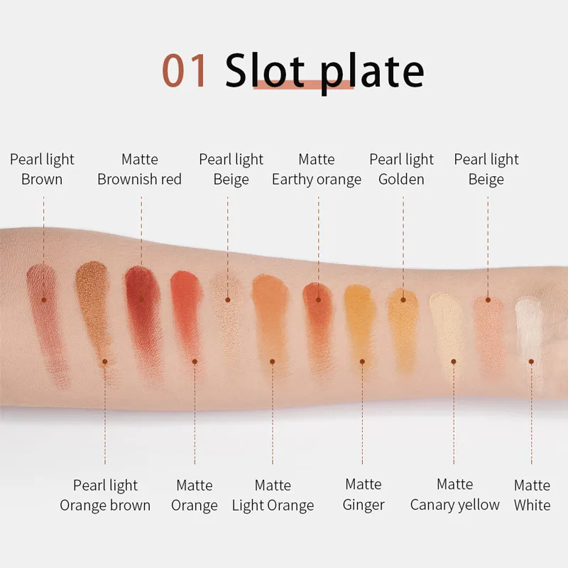 OEM изображения частная марка 12 цветов прессованная Водонепроницаемая Косметика долговечная Пудра для макияжа глаз бровей Палитра