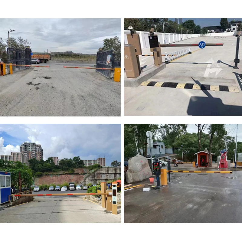 Automatic Boom Barrier Gate with Adjustable Speed OEM Aluminum Arm Speed Adjustable Parking Equipment Cold Weather Compatible