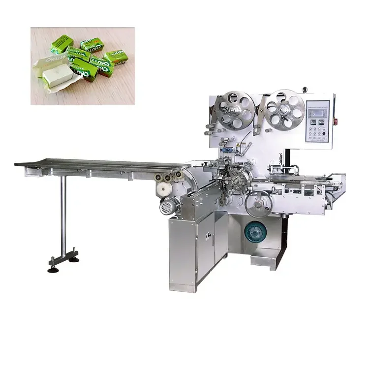 High Speed Automatic Maggi Chicken Bouillon Cube Folding Packing Machine Chocolate Cube Wrapping Machinery With Factory Price