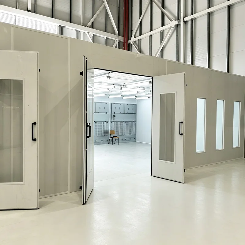 3in1 Automotive Spray Booth Drying Room and Sanding Room Integrated Car Body Painting System Professional Auto Repair Workshops