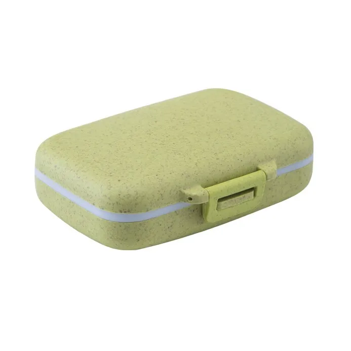 Бесплатный образец индивидуальный логотип дорожный пластиковый мини-органайзер для таблеток 7 дней на неделю