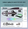 Carbon fiber texture Set of 8 Symphony 27 Lights