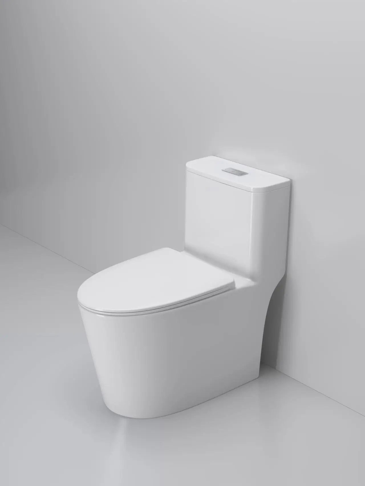 High quality ceramic sanitary ware dual flush toilet bathroom water closet one piece toilet details