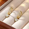 Heart Cut Moissanite-Gold