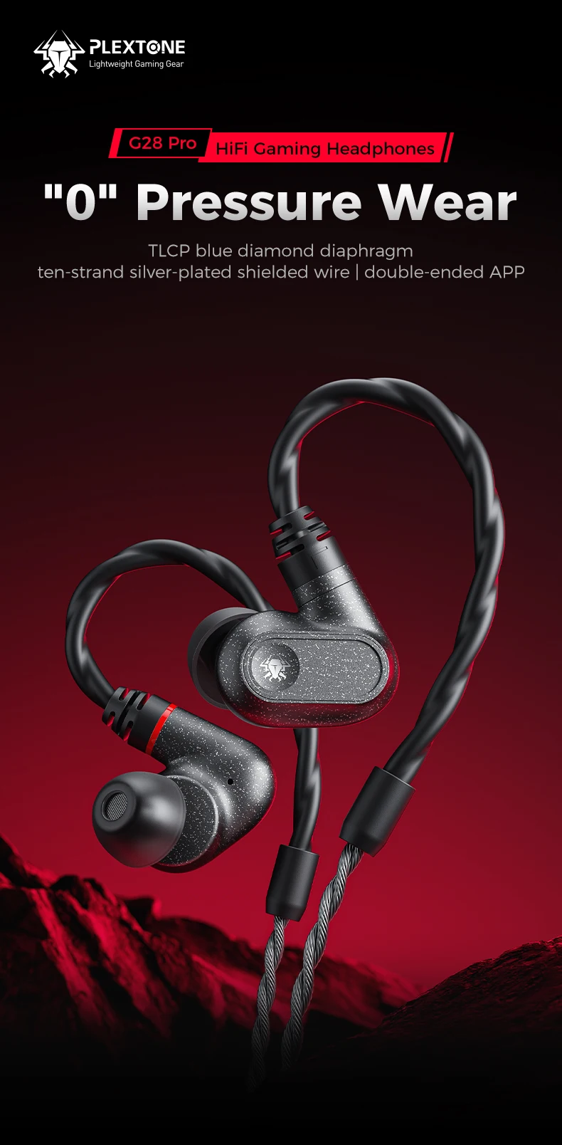 Plextone G28 Pro Gaming Earphones description image 2