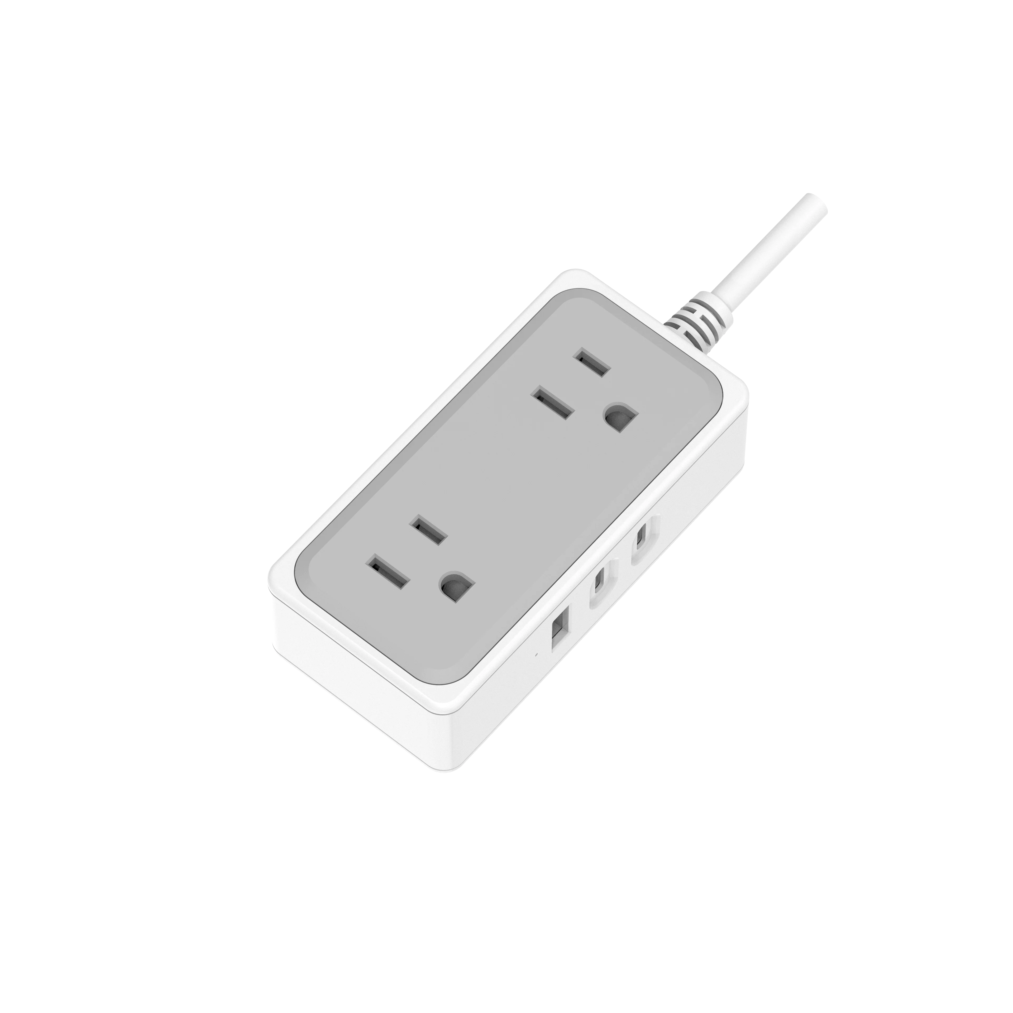 Prese A Muro,Presa Multipla - Estensione A 2 Porte Con Doppio