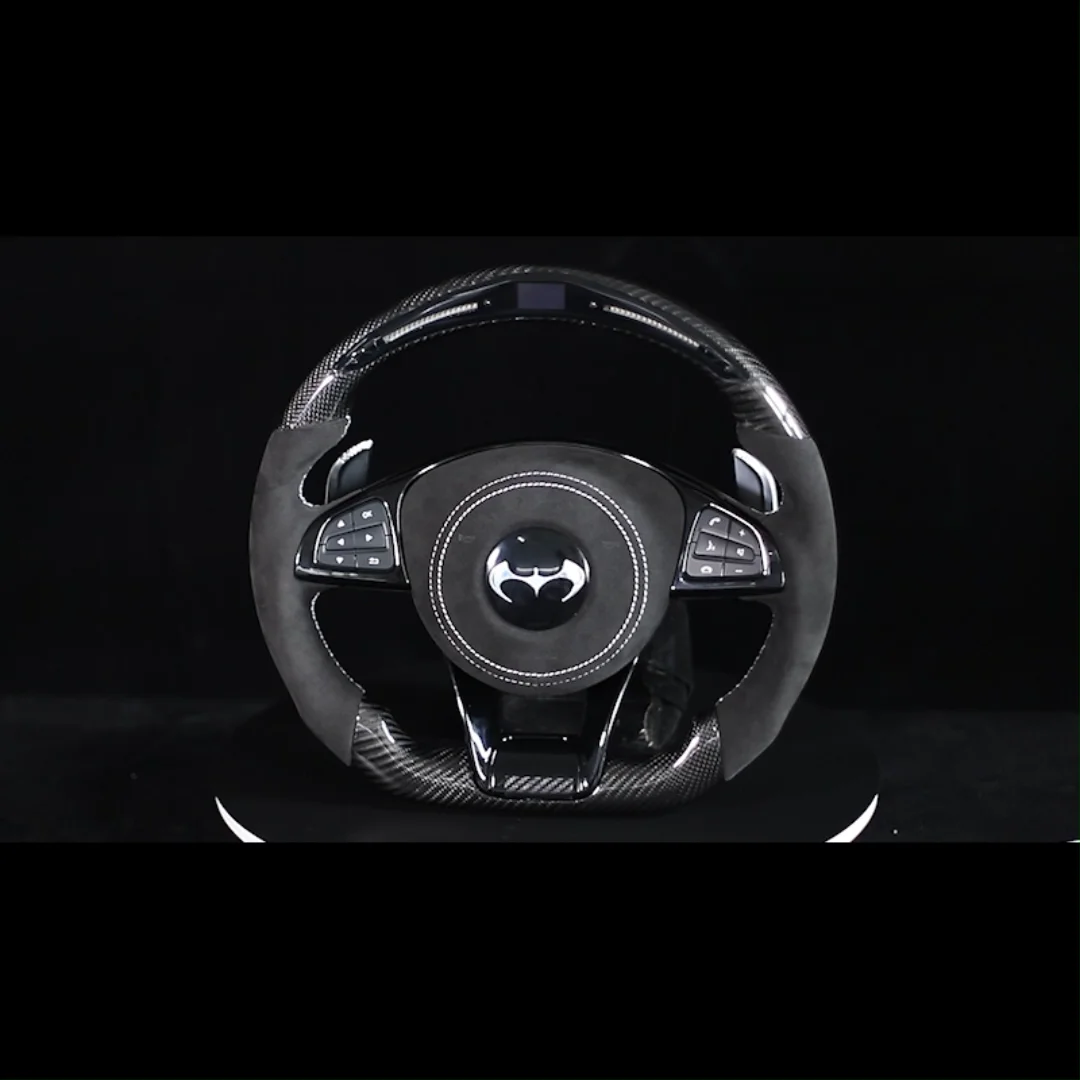 Custom Carbon Fiber Steering Wheel For Benz W205 C260 C300 C200