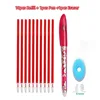 1 rosso -- 1 penna + 10 ricarica + 1 gomma