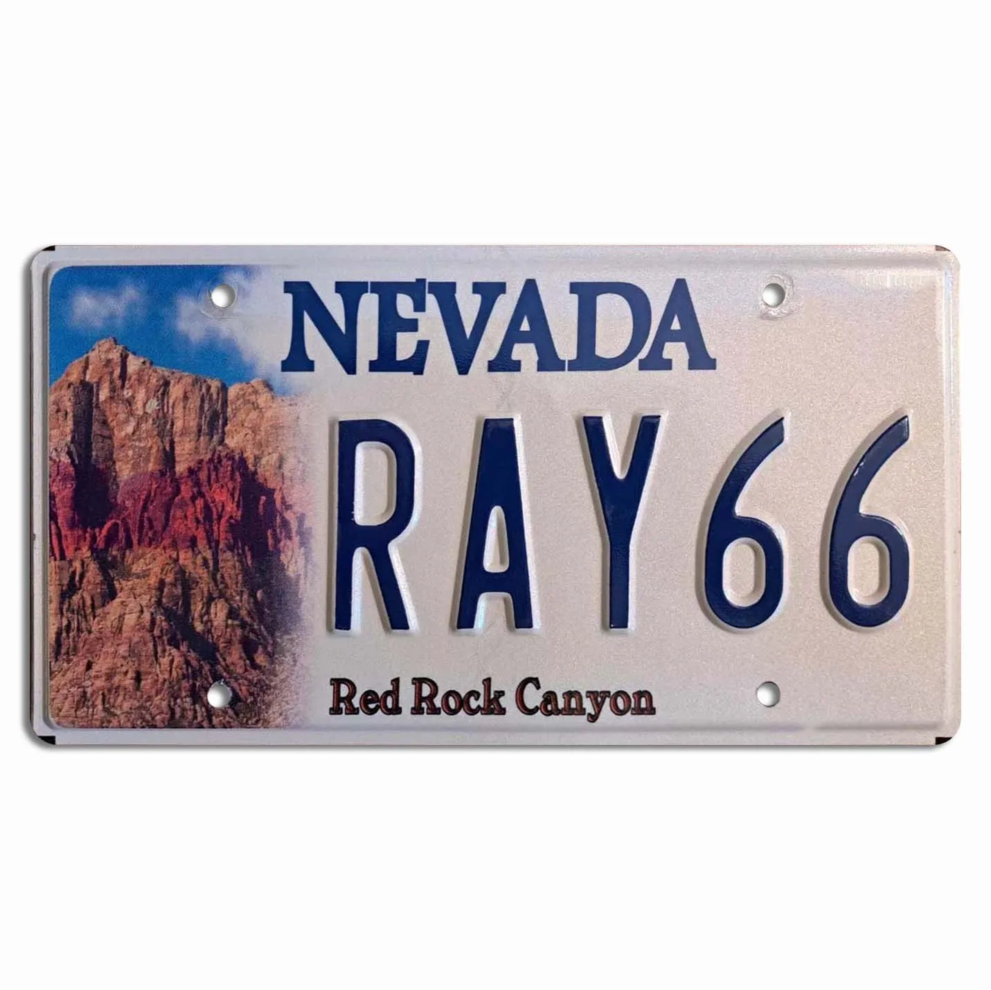Customizable Nevada Route RT 66 License Plate - Metal Craft