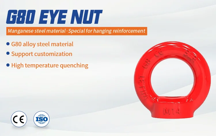 G80 Alloy Steel Eye Nut Lifting Point details