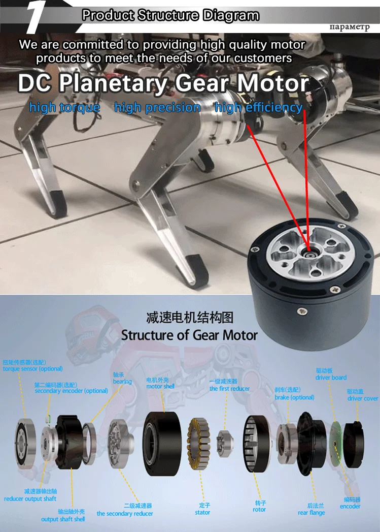 BLDC Brushless 24v Motor DC Hight Torque Planetary Gear Motor Servo ...
