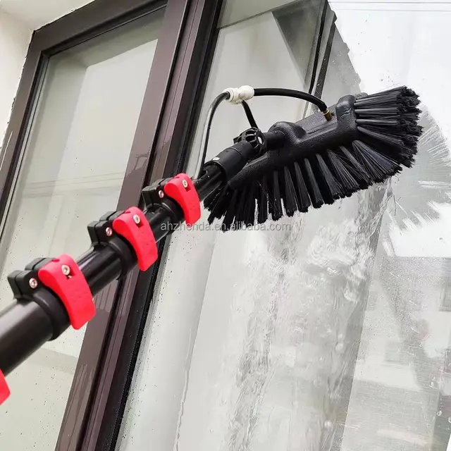 Window Cleaning Pole Water Fed Telescopic Brush Solar  Panel Cleaning Tool solar panels and other cleaning activities