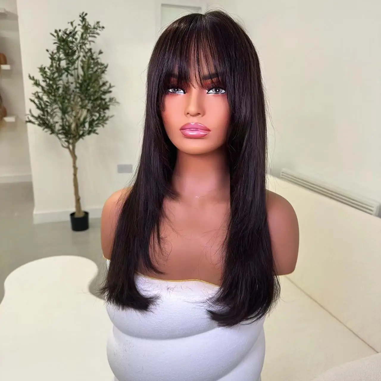 Luxury Style Raw Human Hair Bob Cut Wigs HD Invisible Lace Full End Natural  Color High Quality Grade 16 a Hair Wig for Women