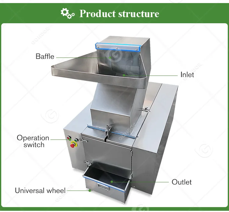Automatic Bone Crush Mud Breaker Electric Buffalo Fish Meat Mini Meal ...