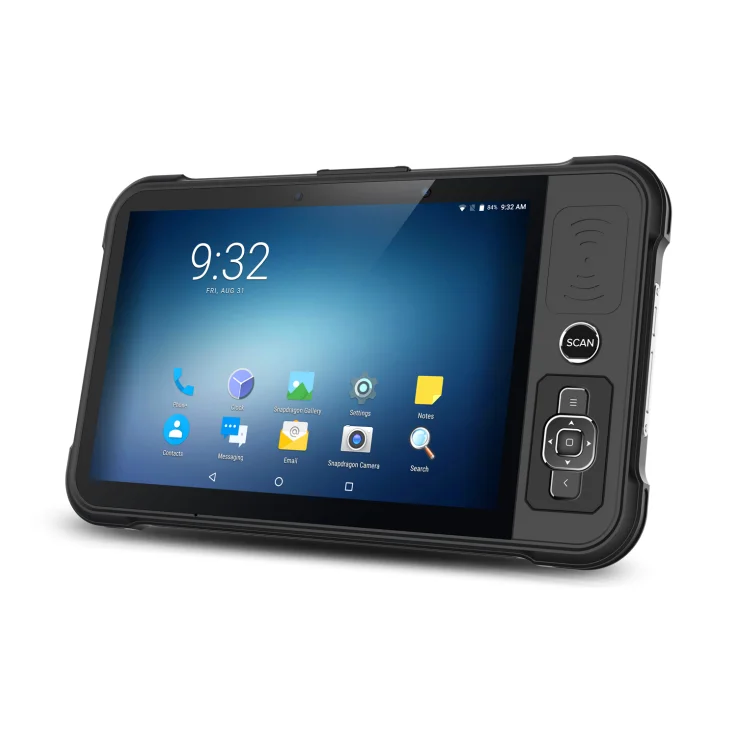 Chainway P80 8 ''IP65 4G WIFI Tableta industrial OEM NFC HF UHF RFID Lector PDA
