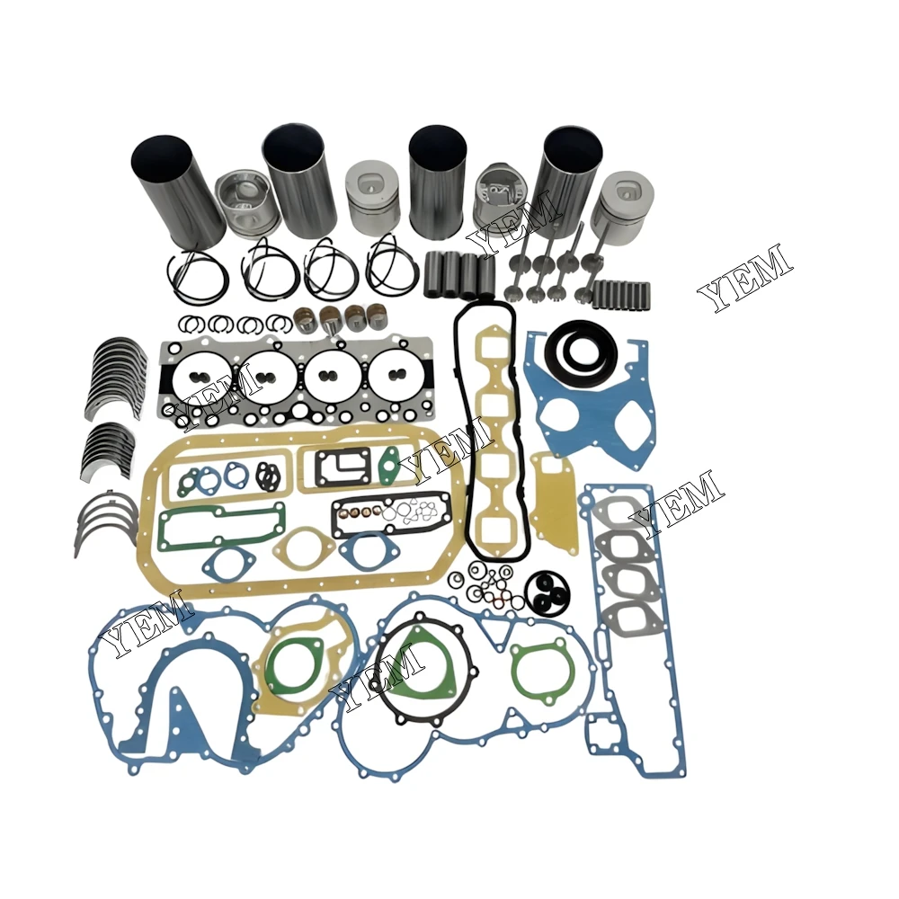 Engine Rebuild Kit 4BC2 Cylinder Liner and Gasket Kit With Bearing Valve Guide for Isuzu