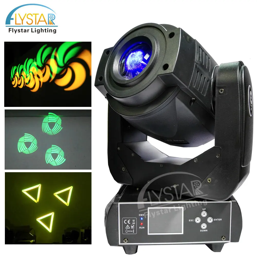 Flystar Professional Beam Led Stage Lighting Spot Moving Head Light 90W for Club Dj Equipment Stage Effect