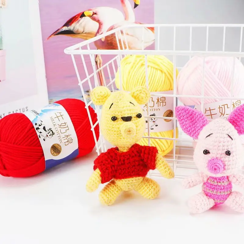 5 plys super soft hand knitting ball yarn crochet cotton yarn with wholesale cheap price baby milk cotton yarn 16s/5