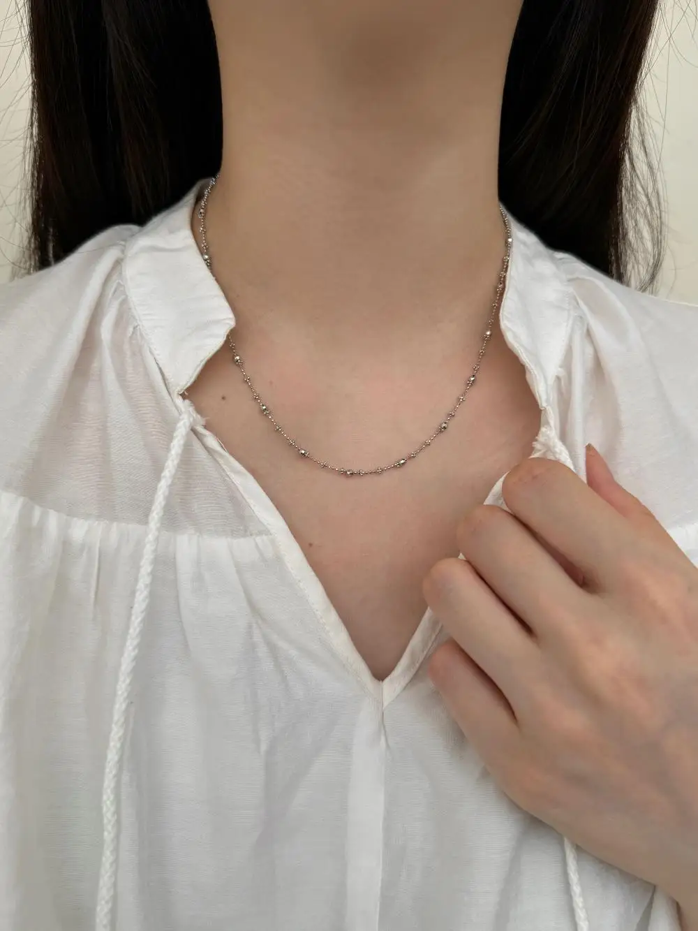 KAKODIY new product stackable luxury fashion boutique women's jewelry 925 sterling silver necklace chain detail 2