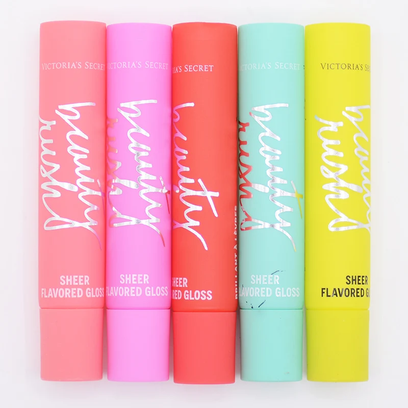 oem logo 5ml 10ml 15ml eco-friendly 25% PCR material colorful cosmetic plastic lipbalm packaging empty lip balm tube
