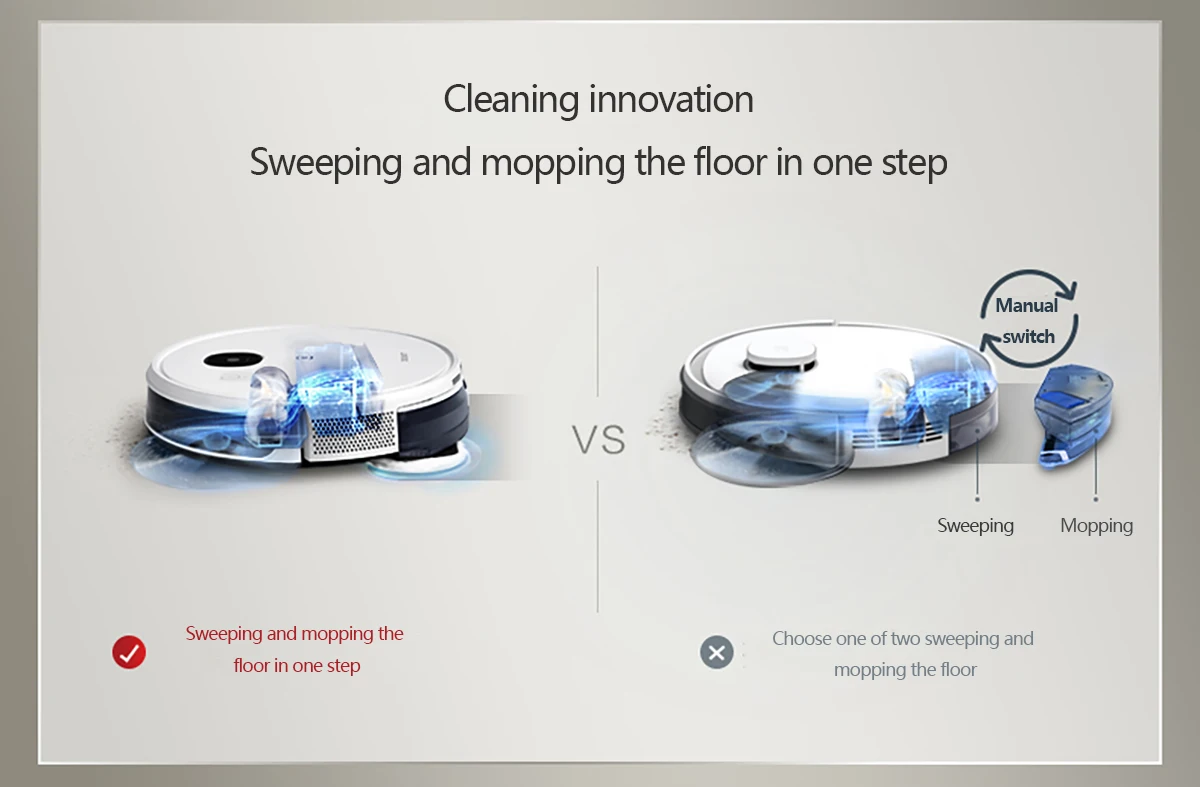 ECOVACS Deebot N9+ Vacuum robot cleaner Mopping robot with Auto-clean Station
