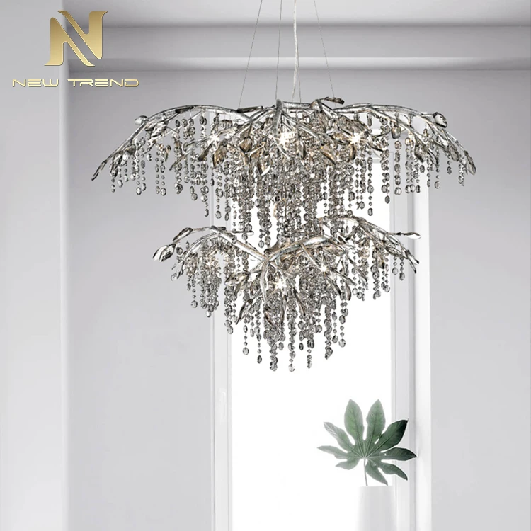 CPL-168 Luxury Design Indoor Decoration Living Room Dining Room Villa Custom Crystal LED Chandelier   