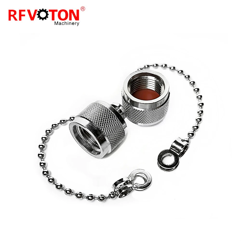 N Type Connector Protective Cover Dust Cap With Chain for N Male Plug RF Connector manufacture