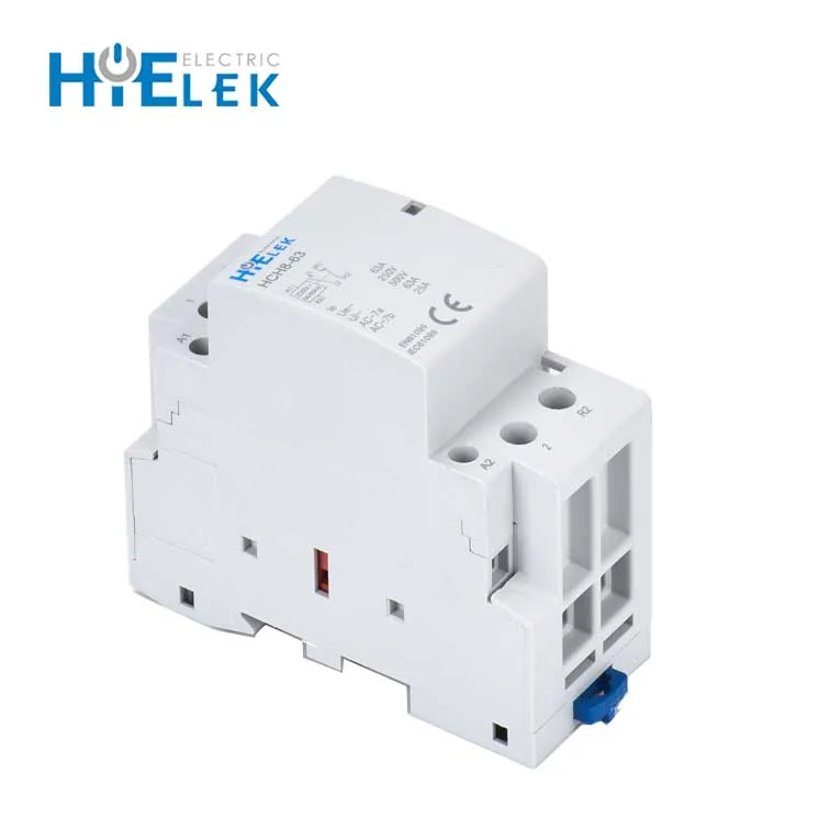 Professional Design Single Phase Contactor 230V AC Magnetic 2 Pole 2NO Contactor 32A 40A 63A
