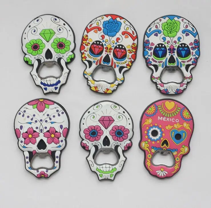Открывалка для пива вина на Хэллоуин День мертвых мексиканские сувениры из сахара украшение всей