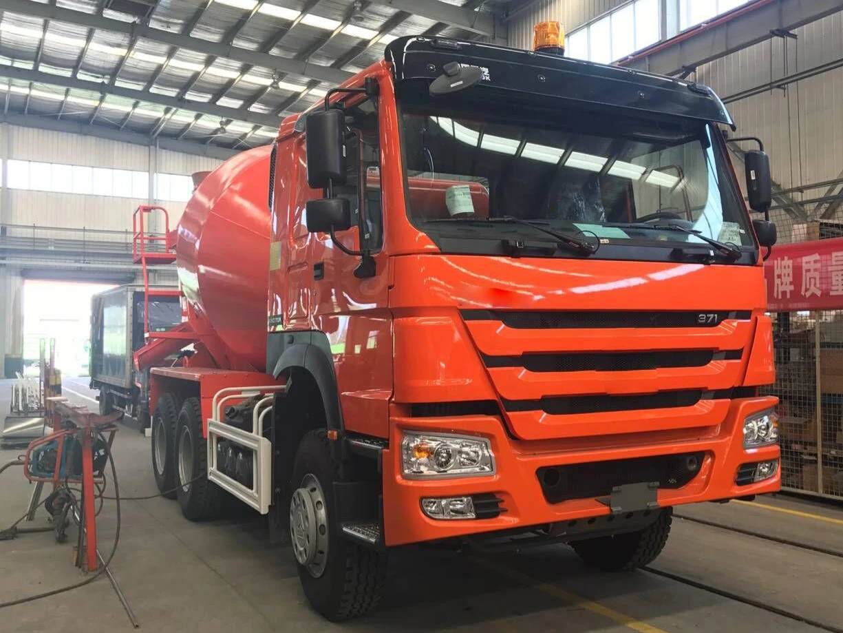 HOWO Construction Machine 10cbm Concrete Mixer Truck Cement Mixing Truck Parts Price in Colombia