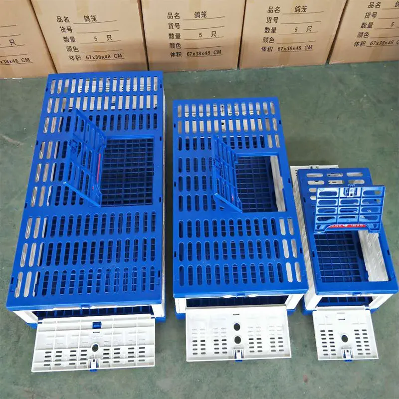 Portable Pigeon Transport Crate Foldable Pigeon Breeding Cage Training Box for Pigeon