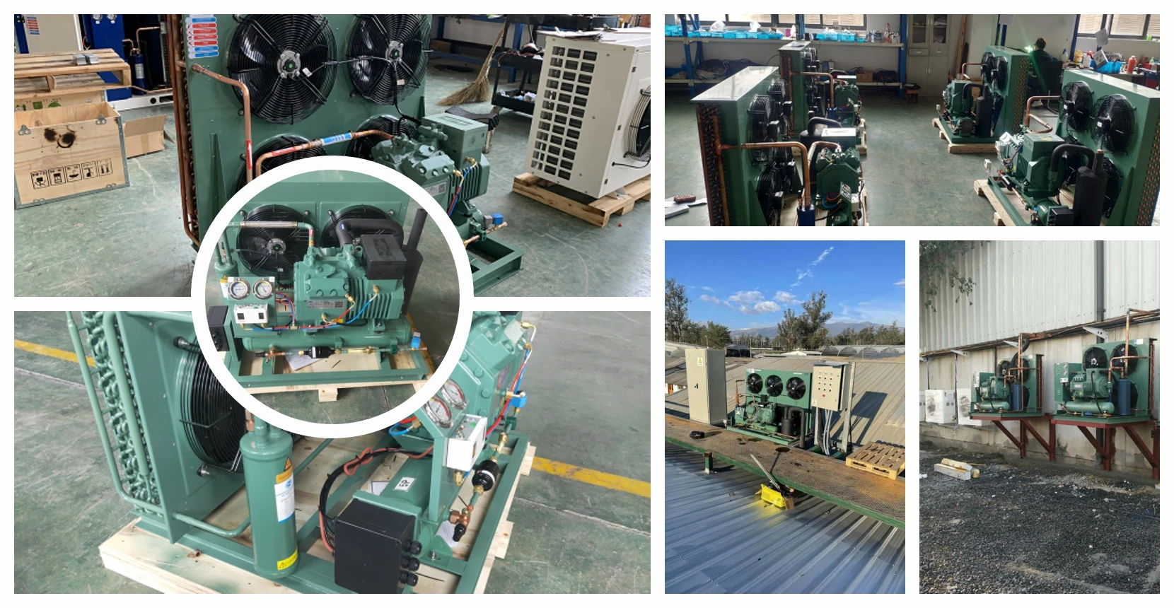 10 Ton Condensing Unit Cold Room Blast Freezer 2des Condensing Unit Made in China Refrigeration Unit