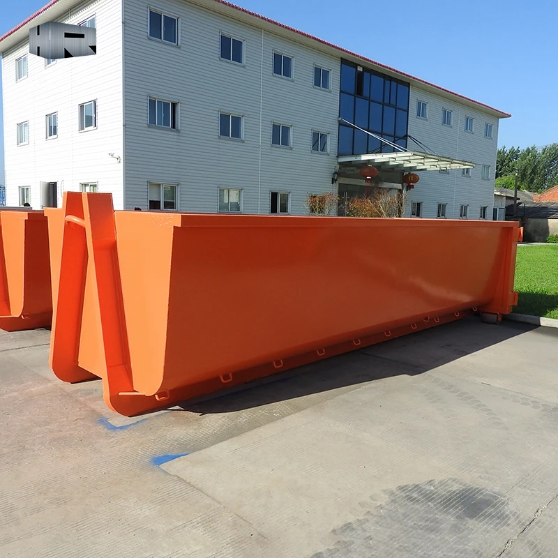 Roro Bins Heavy Duty Waste Container 20ft Half Height Roll Off Hook