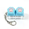 Griffe de chat en silicone 2 touches bleu