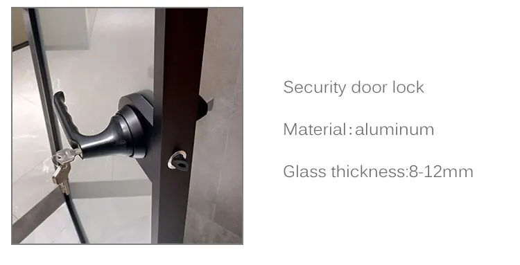 Economical Glass Casement Security Door Aluminum Frame Interior ...