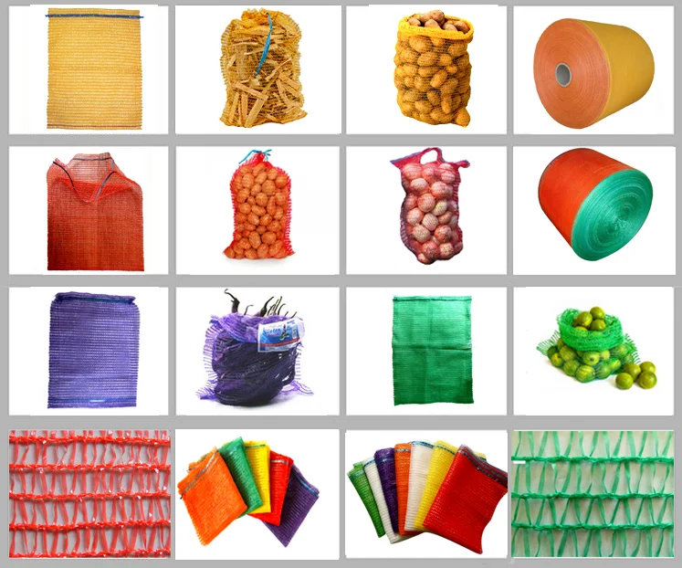 5 Sacchetti In Rete Per Frutta E Verdura - AppendiBorsa Lunga 38 Cm - Riutilizzabili E Traspiranti Per Cipolle, Patate, Aglio - Beige - 2