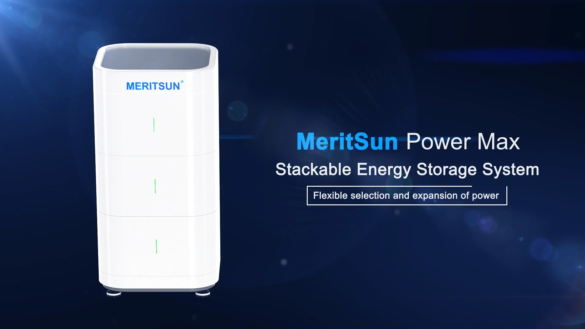 Plug And Play Meritsun Stacked Battery 10kwh 15kwh 20kwh 30kwh 40kwh