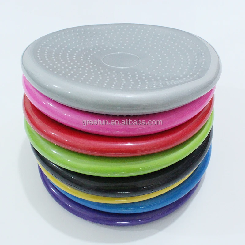 Inflated Stability Wobble Cushion,Extra Thick Core Balance Disc Mat