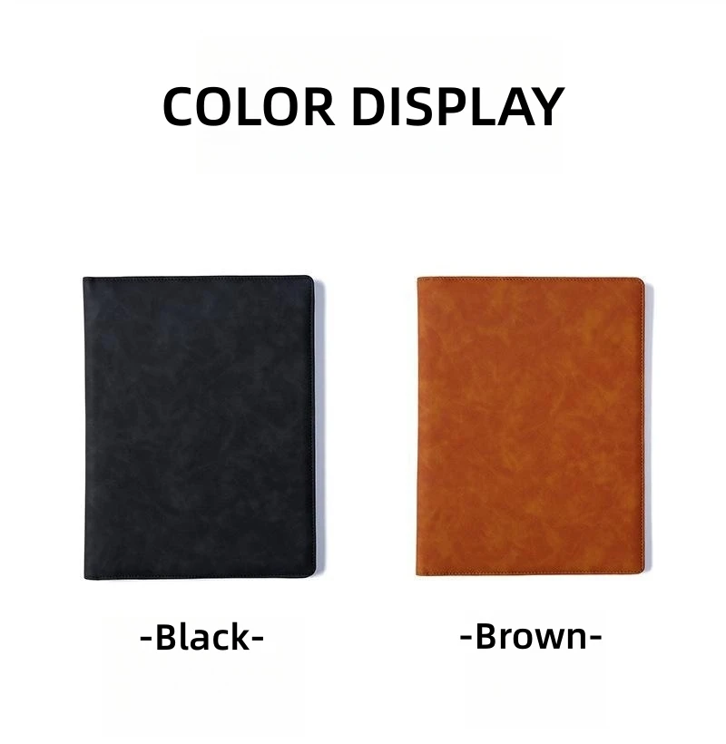 High Quality Business Padfolio Pu Leather Documents Organizer Agenda