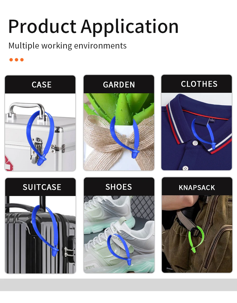 Plastic Truck Door Seal Tamper Evident Tite-Lock Security Tags Numbered Safty Disposable Locks for Trailer Logistics Transport