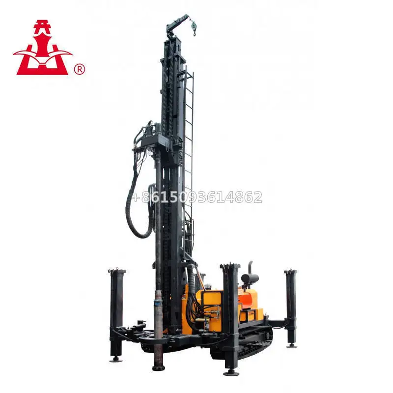 
 KW600 water well drilling rig 180m 300m 450m depth  borehole drill machine