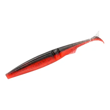 QE Experienced Factory 12cm 10g PVC Soft Bait Kit with Natural Action Two-color Paddle Tail Lure for Bass Fishing – Soft Lure – view 3