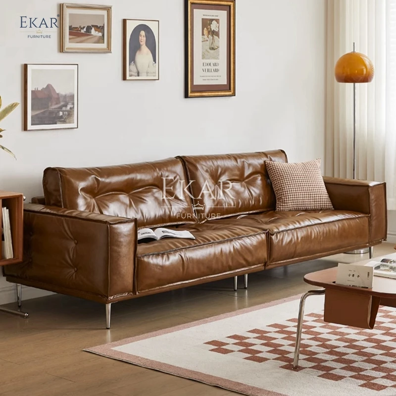 product new design ekar modern living room furniture imported oil wax leather russian larch wood sofa-59