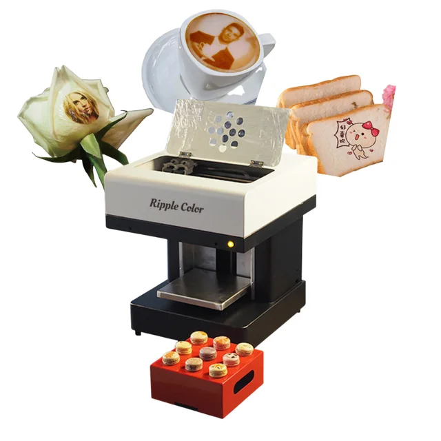 Digital coffee printer machine/latte art coffee printer/coffee printer for coffee macaron cakes cookies