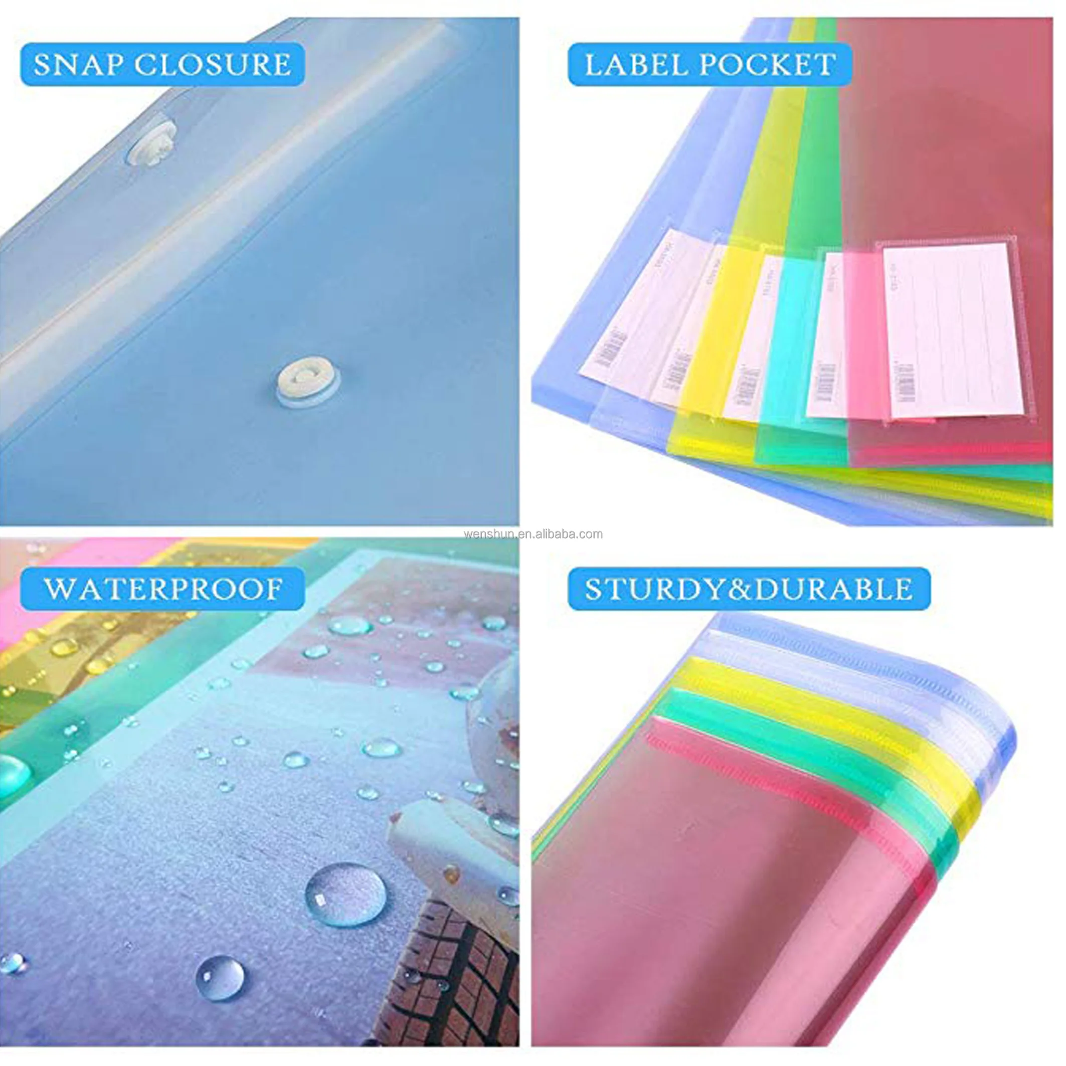 Popular A4 Size Recycled Transparent Plastic Envelopes With Label ...