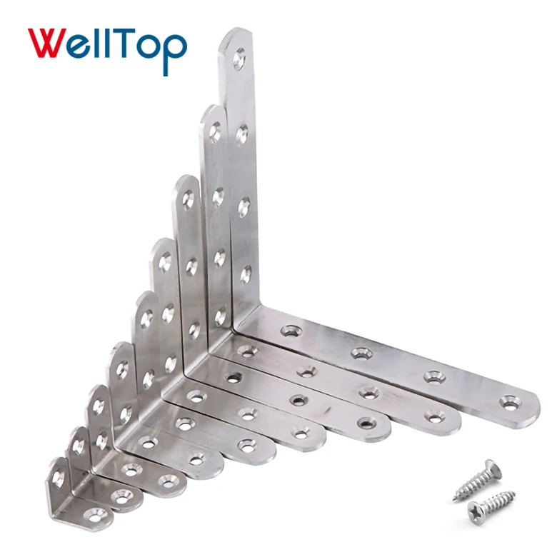 コーナーブラケット60度L構造フラットアングル金属コーナー